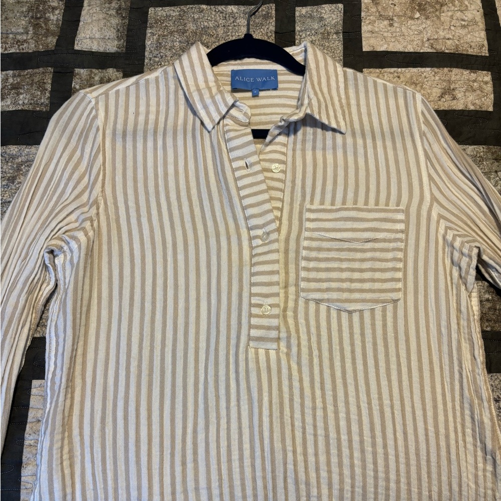 Alice Walk Double Gauze Popover shirt
